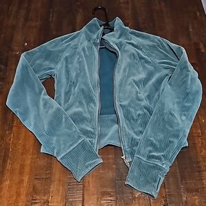 Lululemon Scuba Track velvet cord jacket